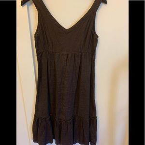 Mossimo brown linen sundress size S